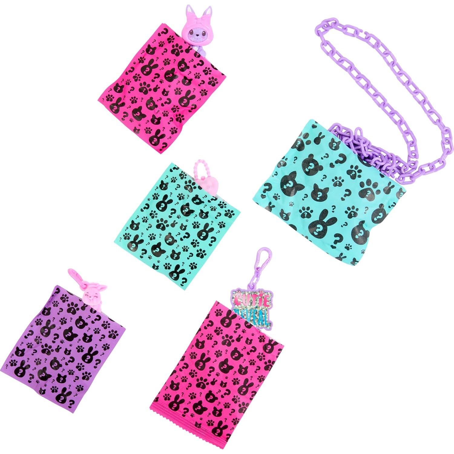 Bolso de Peluche Barbie Cutie Reveal con 5 Sorpresas