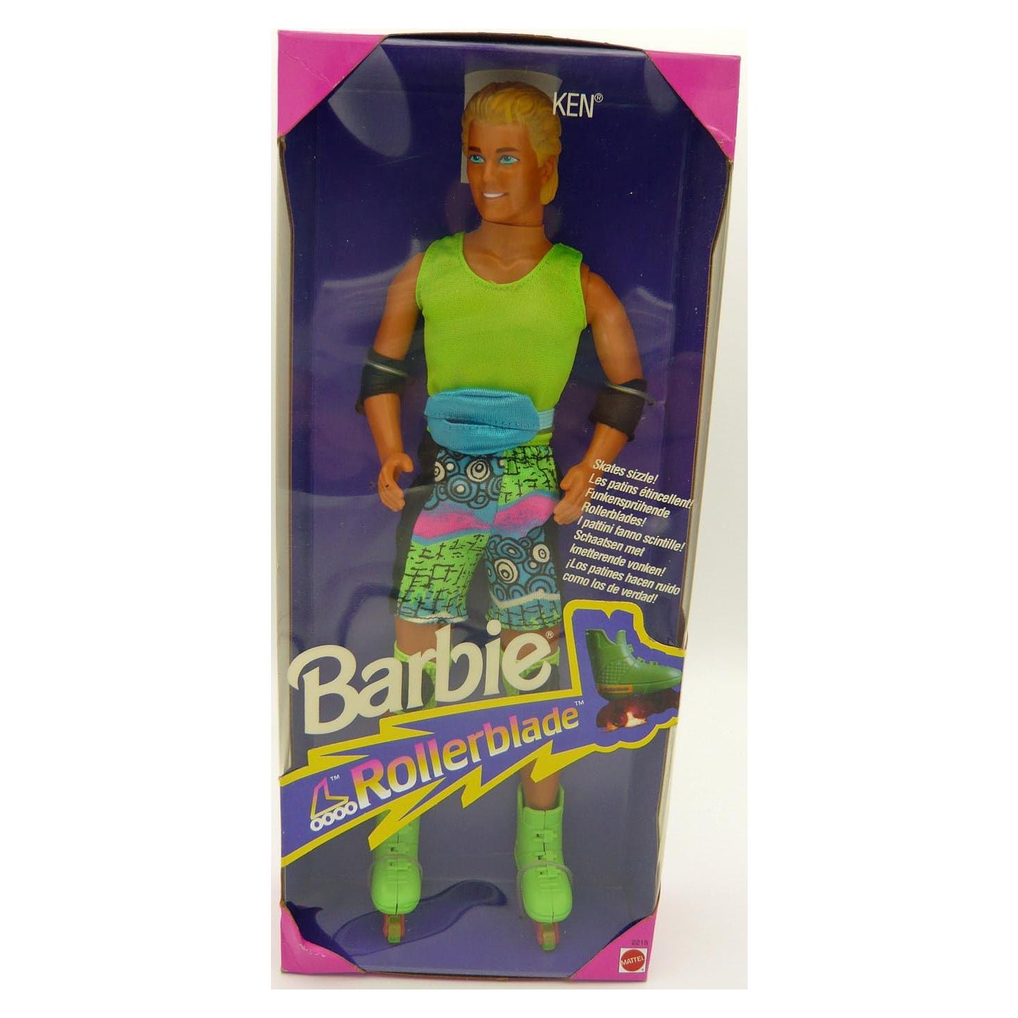 Muñeco Ken Rollerblade Vintage Mattel 30.99 cm Nuevo