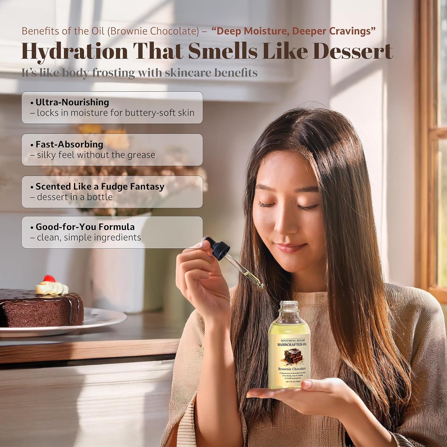 Aceite Corporal Hidratante Soothing House 118 ml Chocolate Brownie