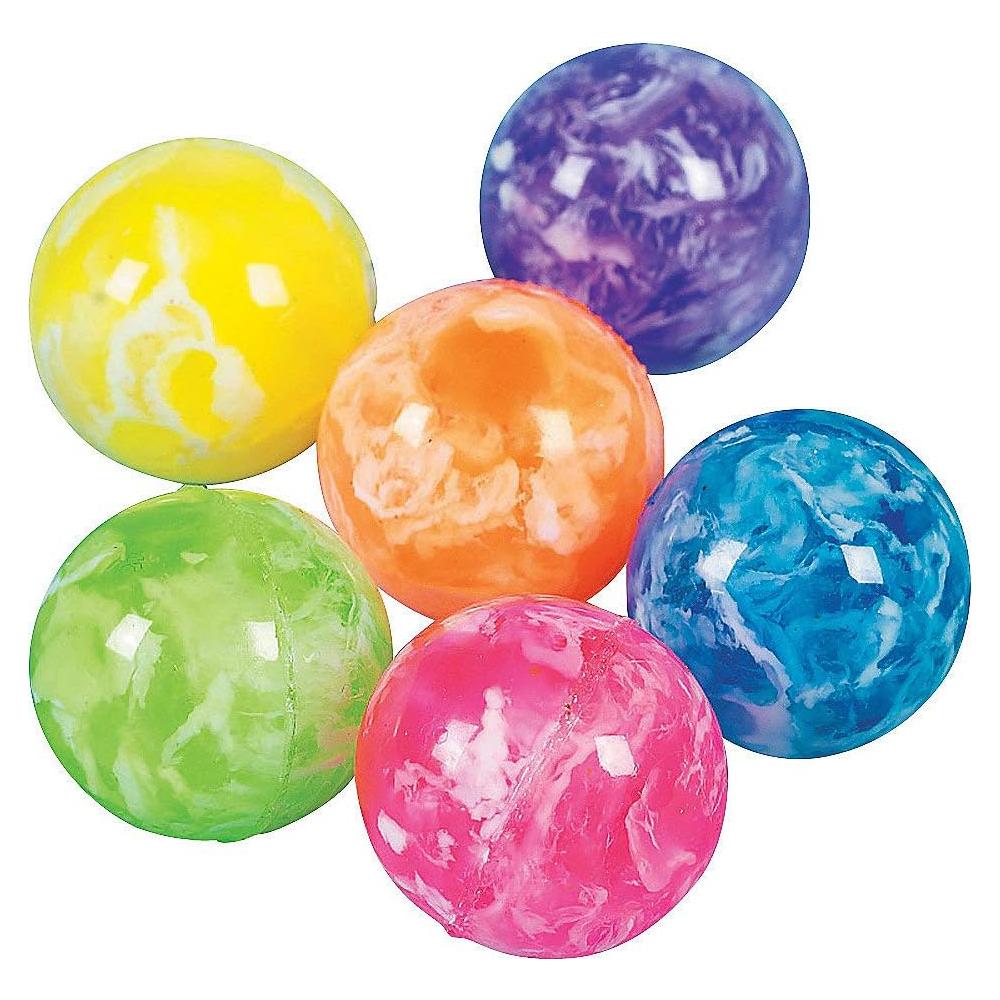 Pelotas Rebotadoras Neón Fun Express - Paquete de 48