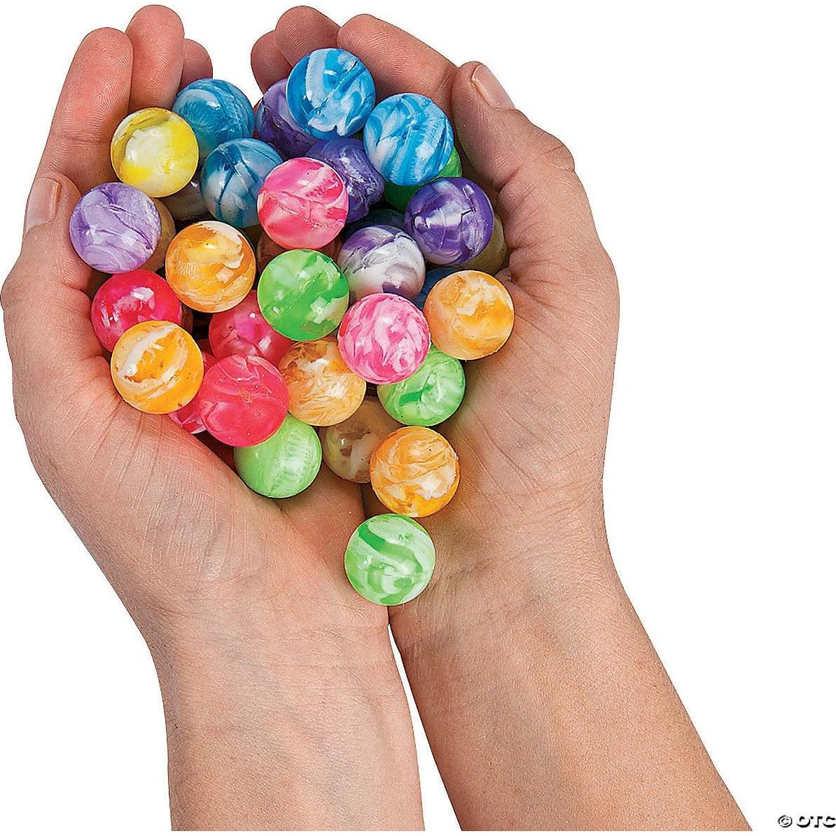 Pelotas Rebotadoras Neón Fun Express - Paquete de 48