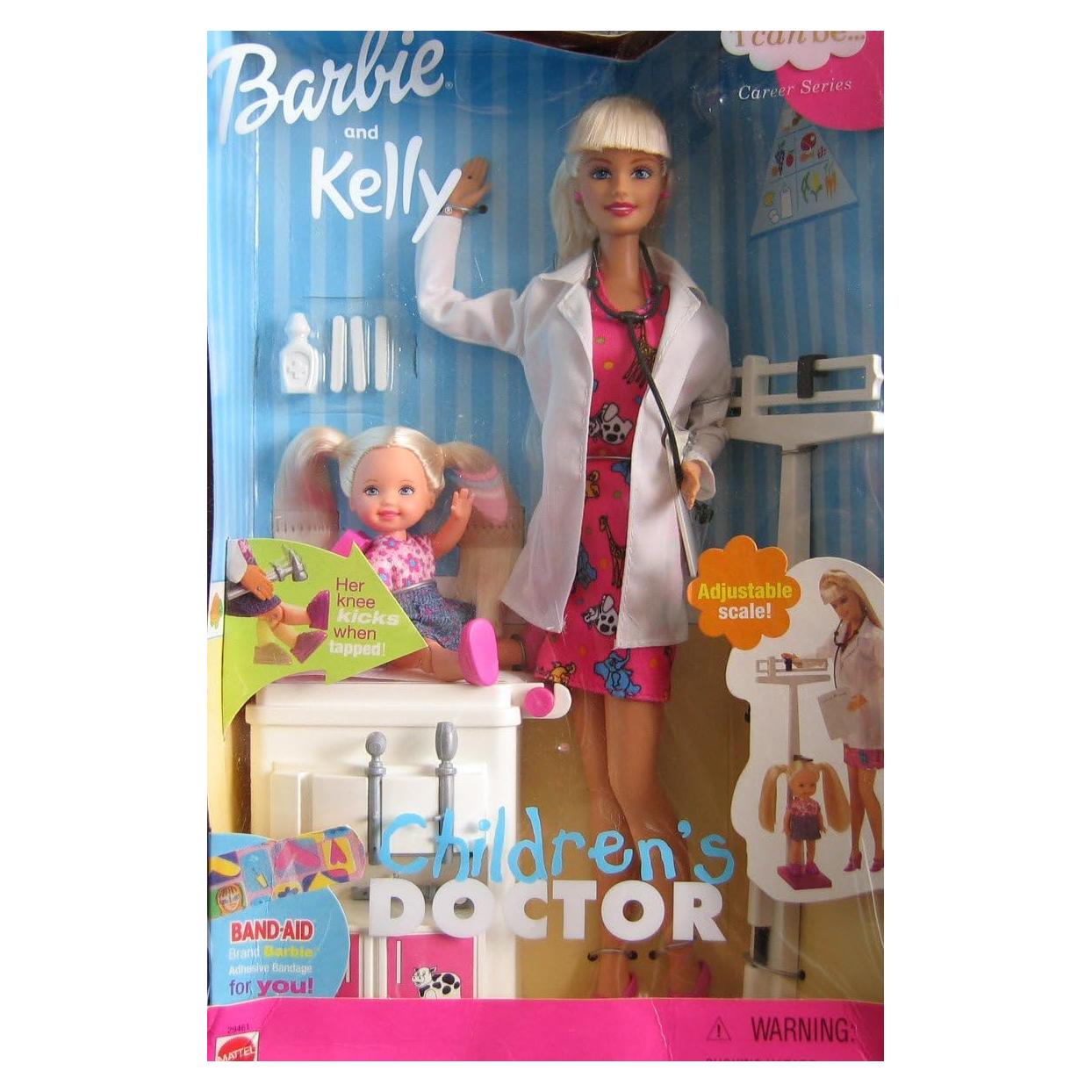 Barbie y Kelly Doctor Infantil Mattel 2000 - Muñecas y Accesorios