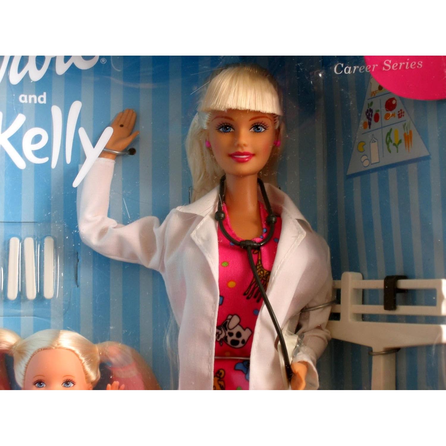 Barbie y Kelly Doctor Infantil Mattel 2000 - Muñecas y Accesorios