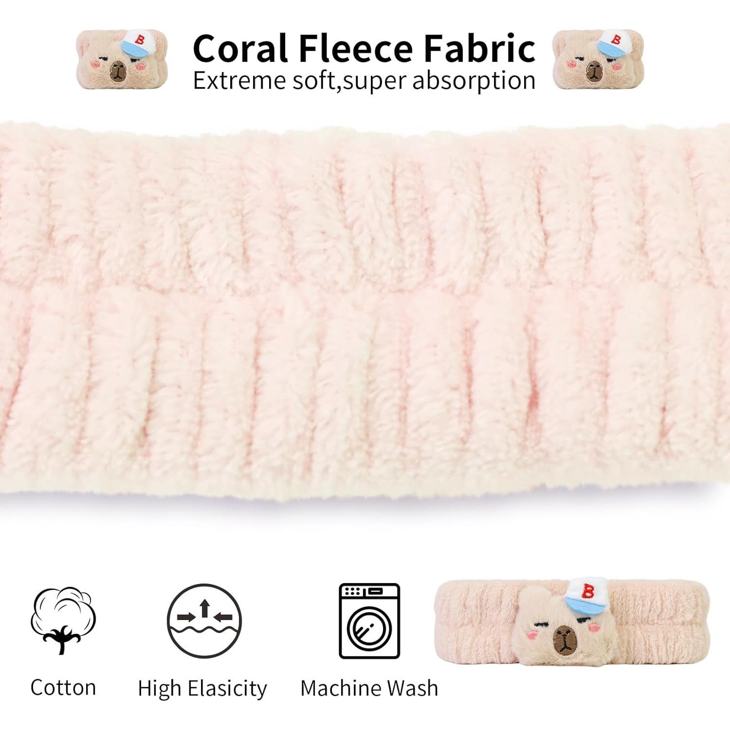 Conjunto Diadema y Pulsera Kawaii Shixinlai Beige