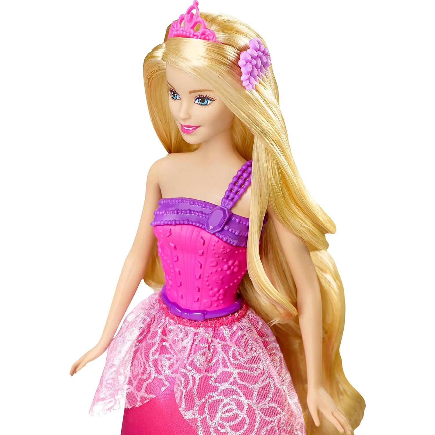 Muñeca Barbie Reino del Cabello Infinito con Accesorios