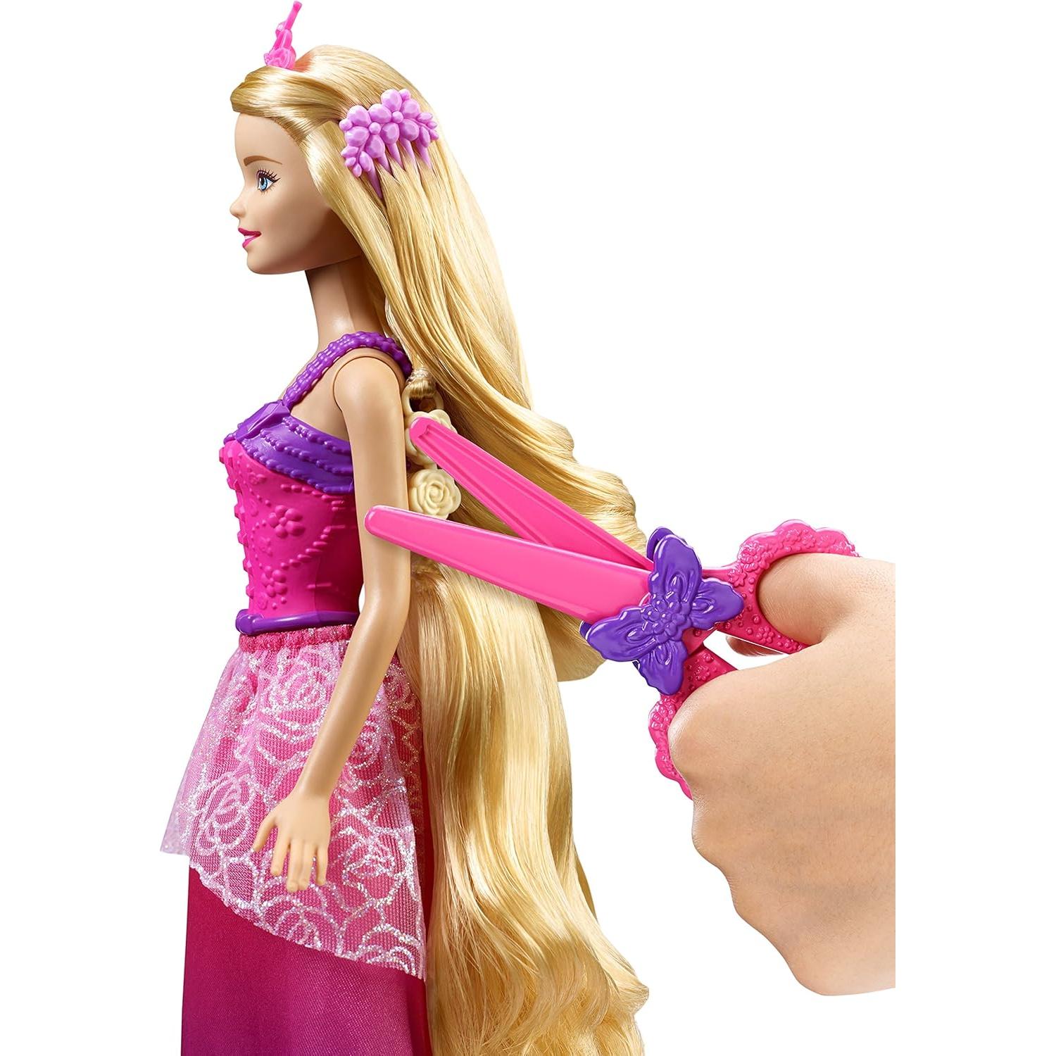 Muñeca Barbie Reino del Cabello Infinito con Accesorios