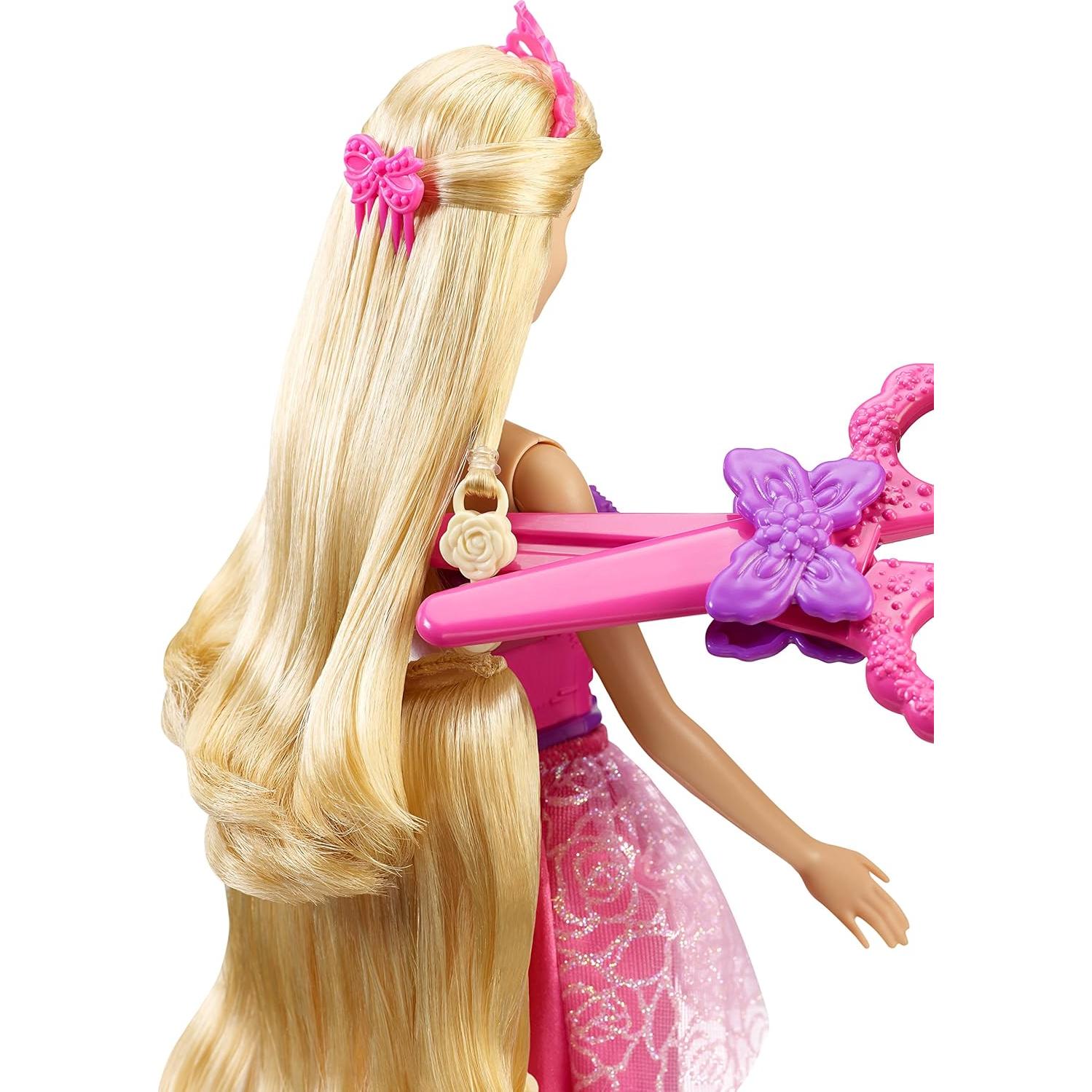 Muñeca Barbie Reino del Cabello Infinito con Accesorios