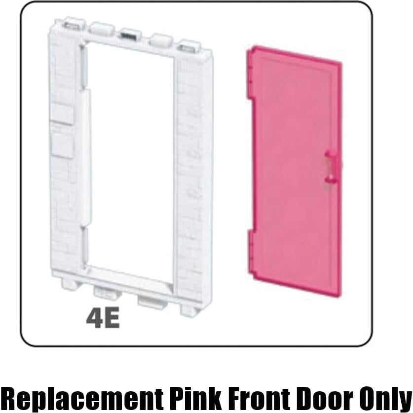 Puerta Delantera Rosa Mattel para Casa de Sueños Barbie