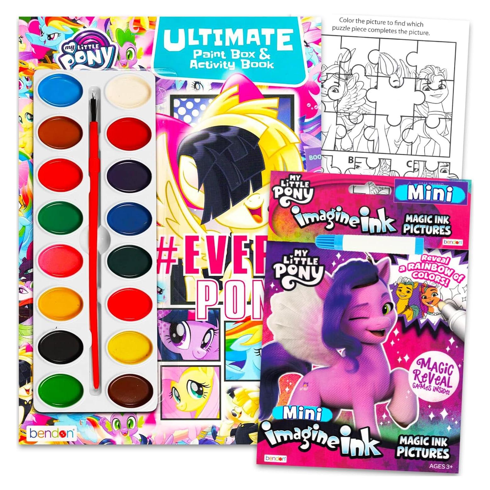 Conjunto de Pintura con Agua My Little Pony - Libro y Pincel