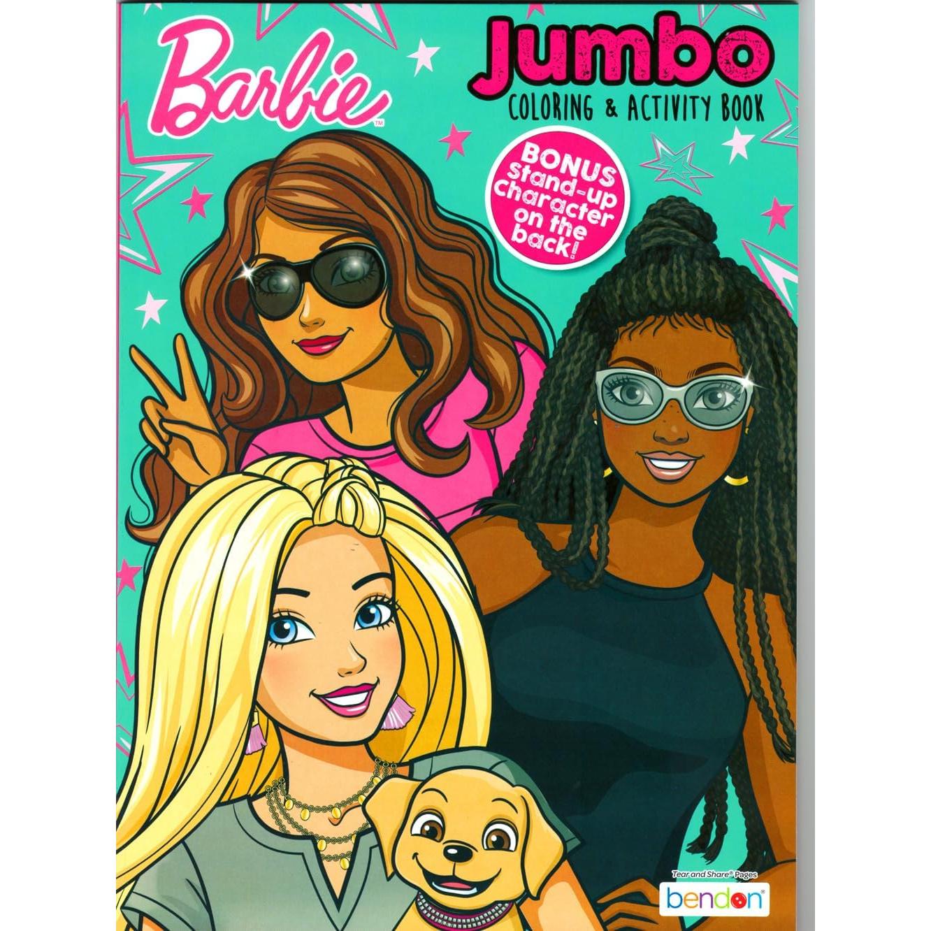Conjunto de Libros de Colorear y Actividades Barbie Bendon