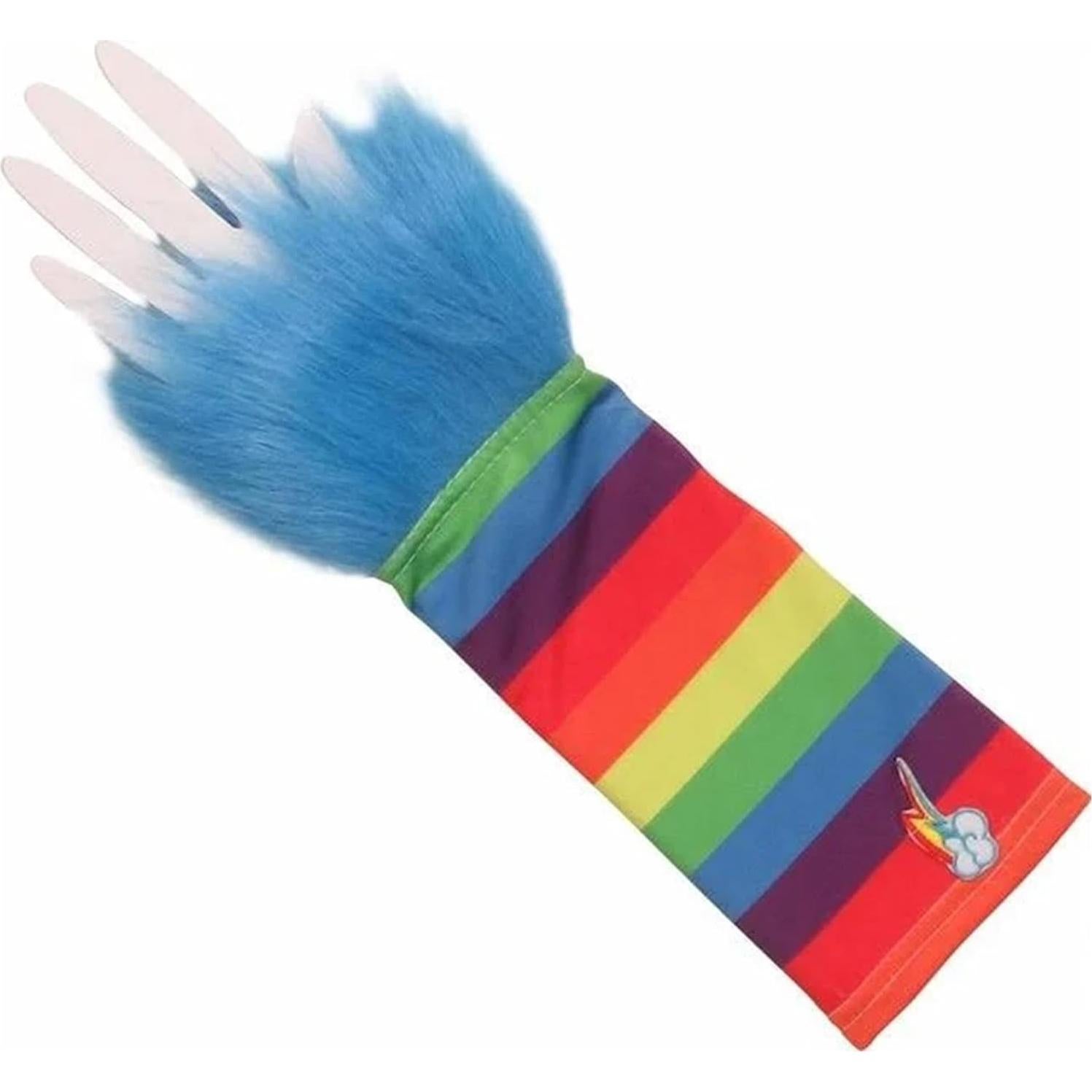 Guantes Disfraz Rainbow Dash Mi Pequeño Pony 100% Poliester