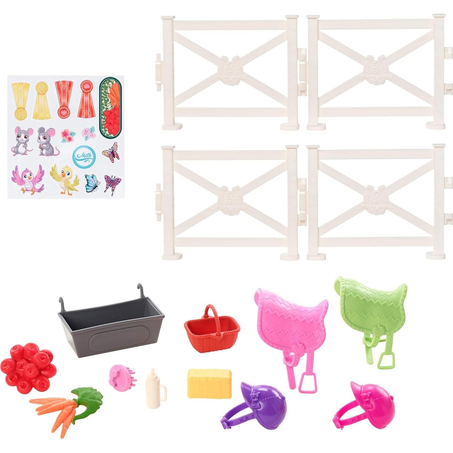 Muñeca Barbie Club Chelsea con 2 Ponis y Accesorios