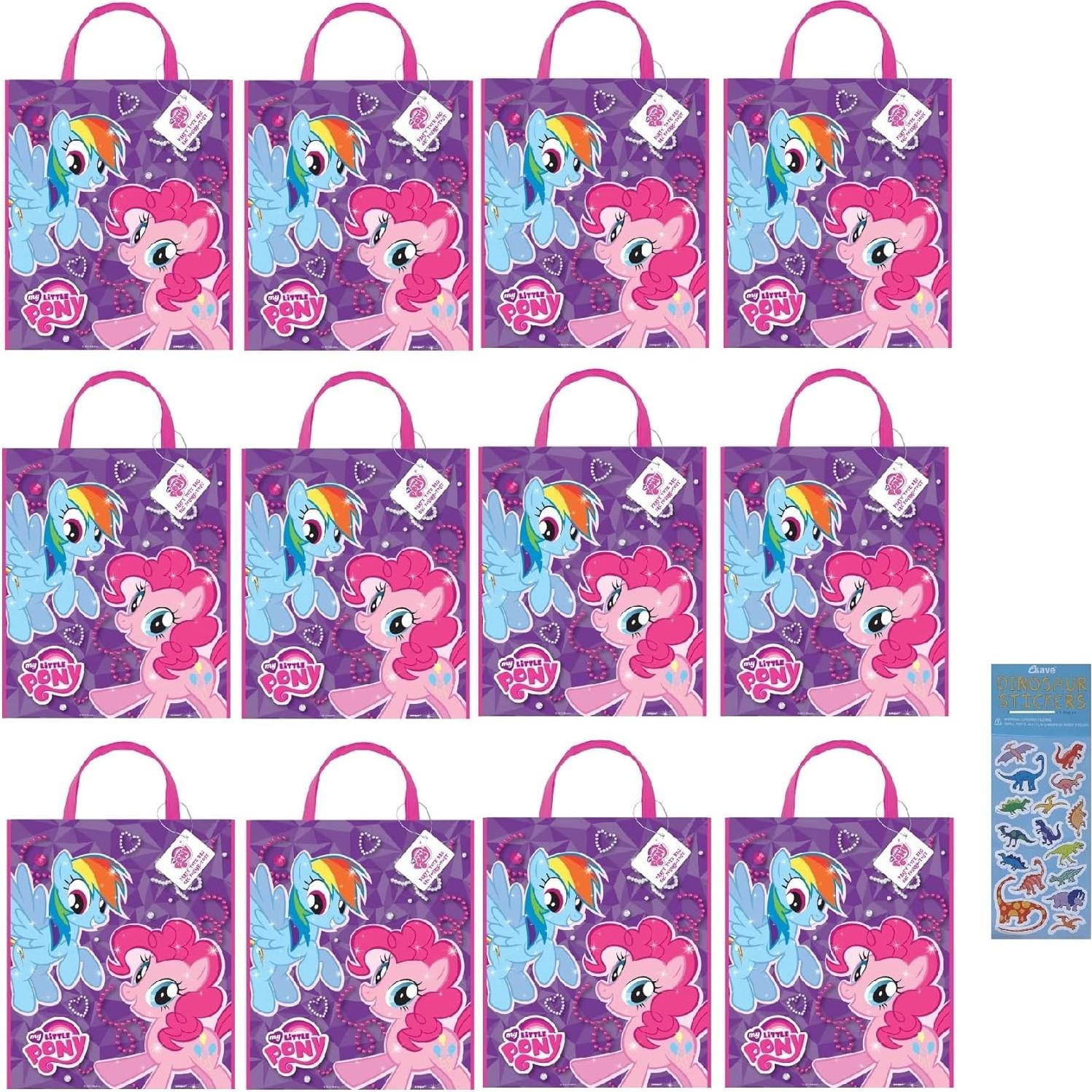 Paquete de Suministros para Fiestas My Little Pony 12 Bolsas 33x28cm