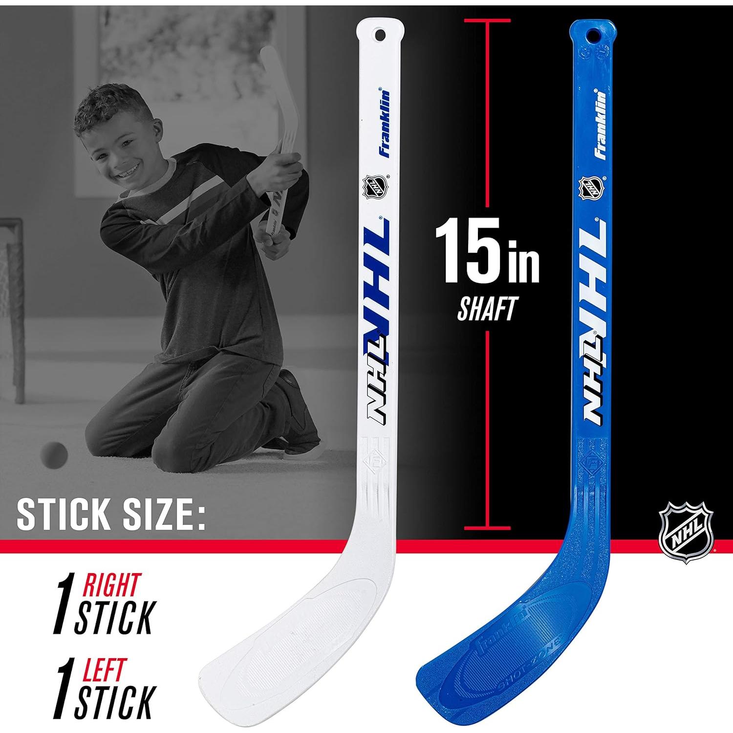 Set Mini Hockey Franklin Sports NHL - Meta, Palos y Pelotas