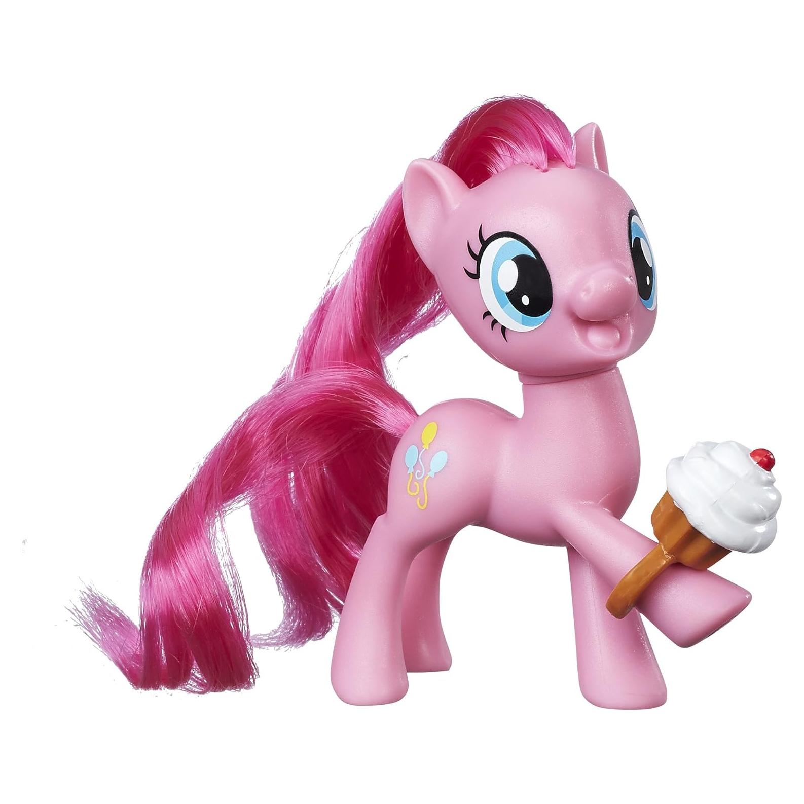 Figura Pinkie Pie Mis Pequeños Ponis 7.62 cm con Cupcake