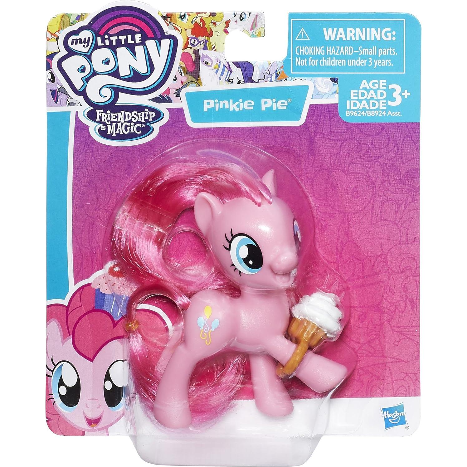 Figura Pinkie Pie Mis Pequeños Ponis 7.62 cm con Cupcake