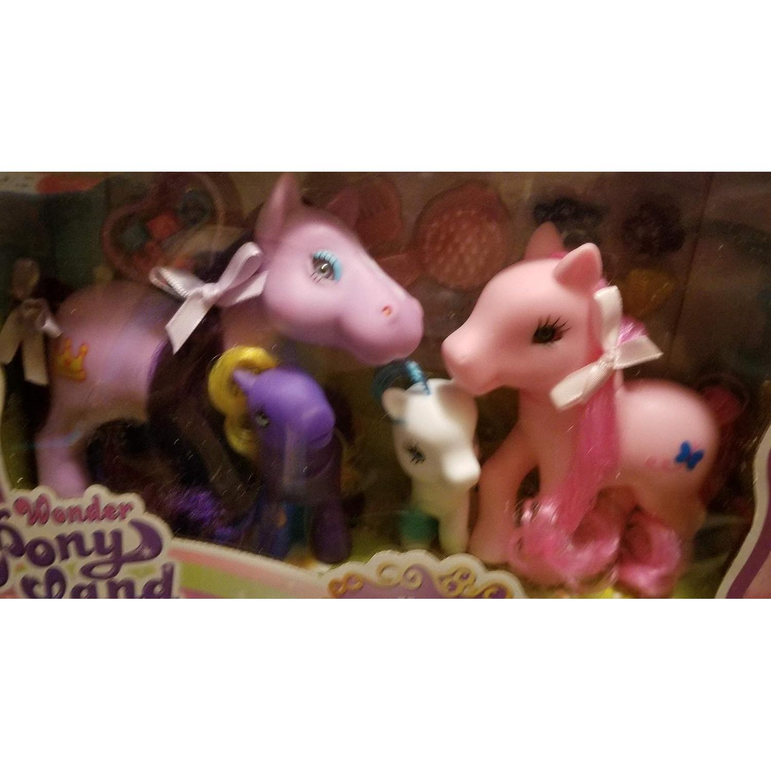 Conjunto de Ponis Little Pony GIGO - 15 Piezas, 12.7 cm