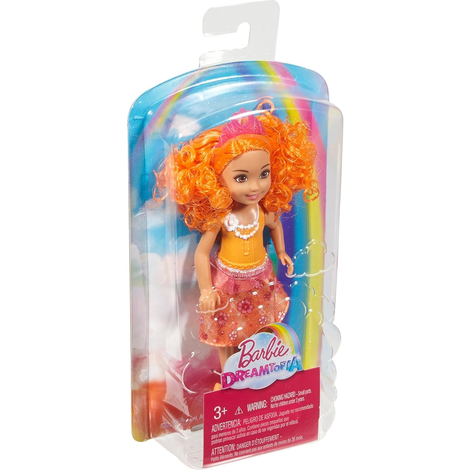 Muñeca Barbie Dreamtopia Rainbow Cove Naranja - 300g