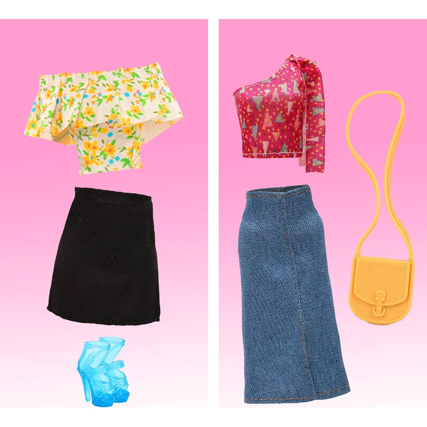 BARWA 17 Pcs Ropa de Muñeca y Accesorios para Niñas 29 cm