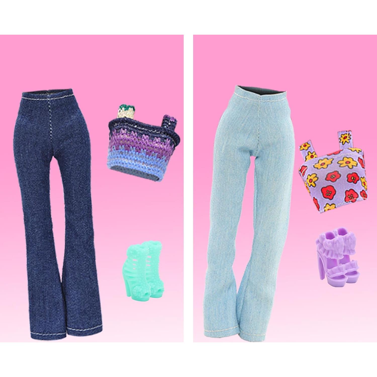 BARWA 17 Pcs Ropa de Muñeca y Accesorios para Niñas 29 cm