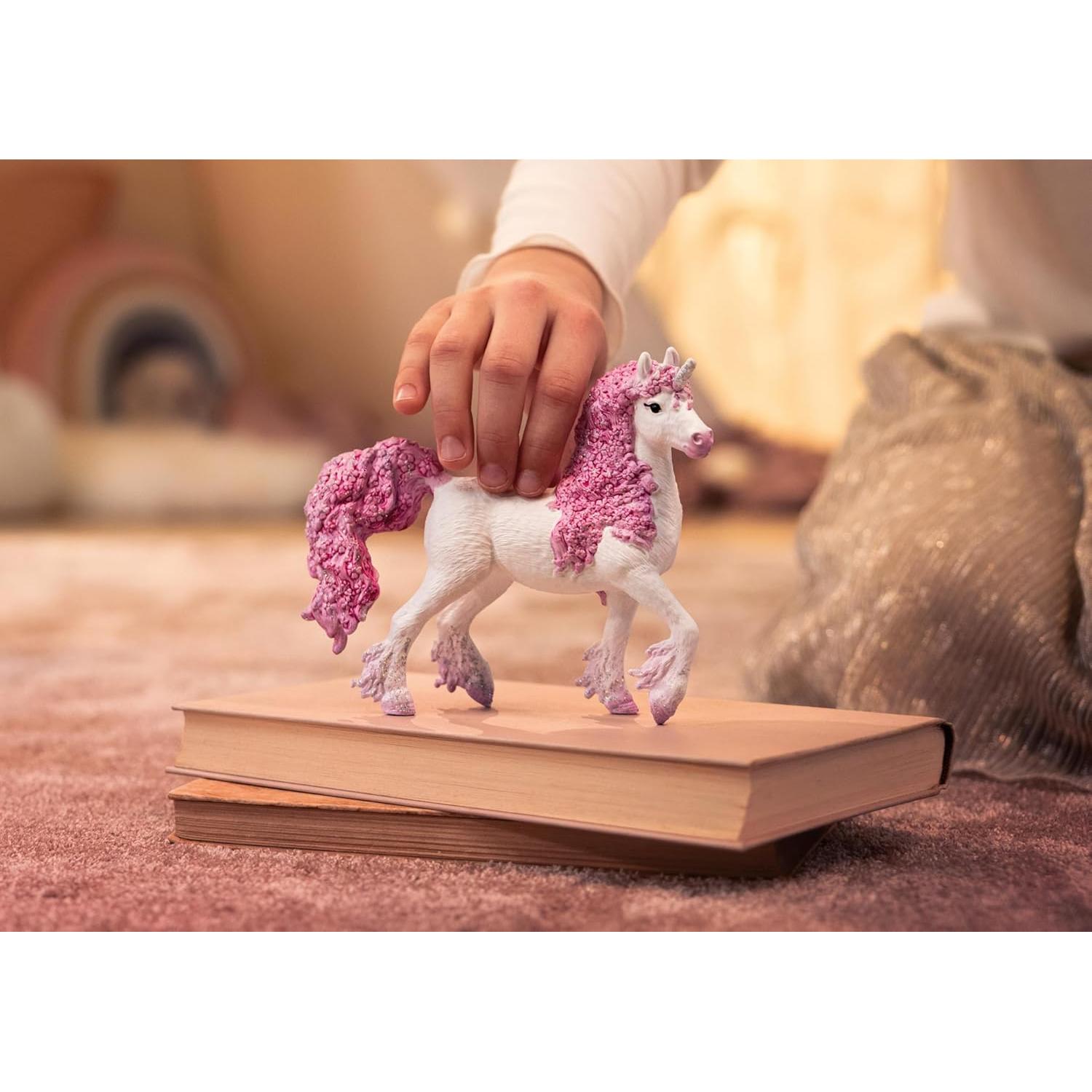 Figura Unicornio Flor Schleich Bayala 15.5 cm Juguete Mágico