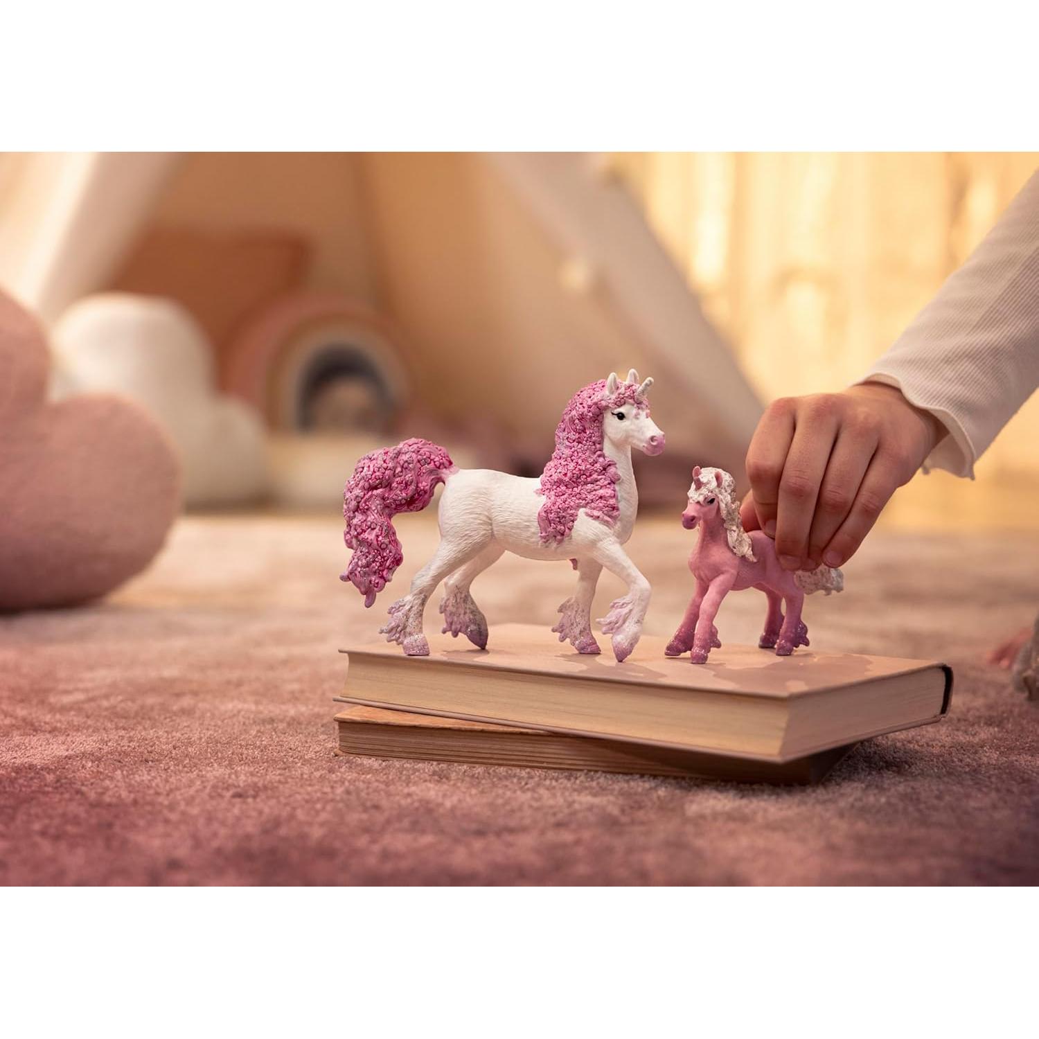 Figura Unicornio Flor Schleich Bayala 15.5 cm Juguete Mágico