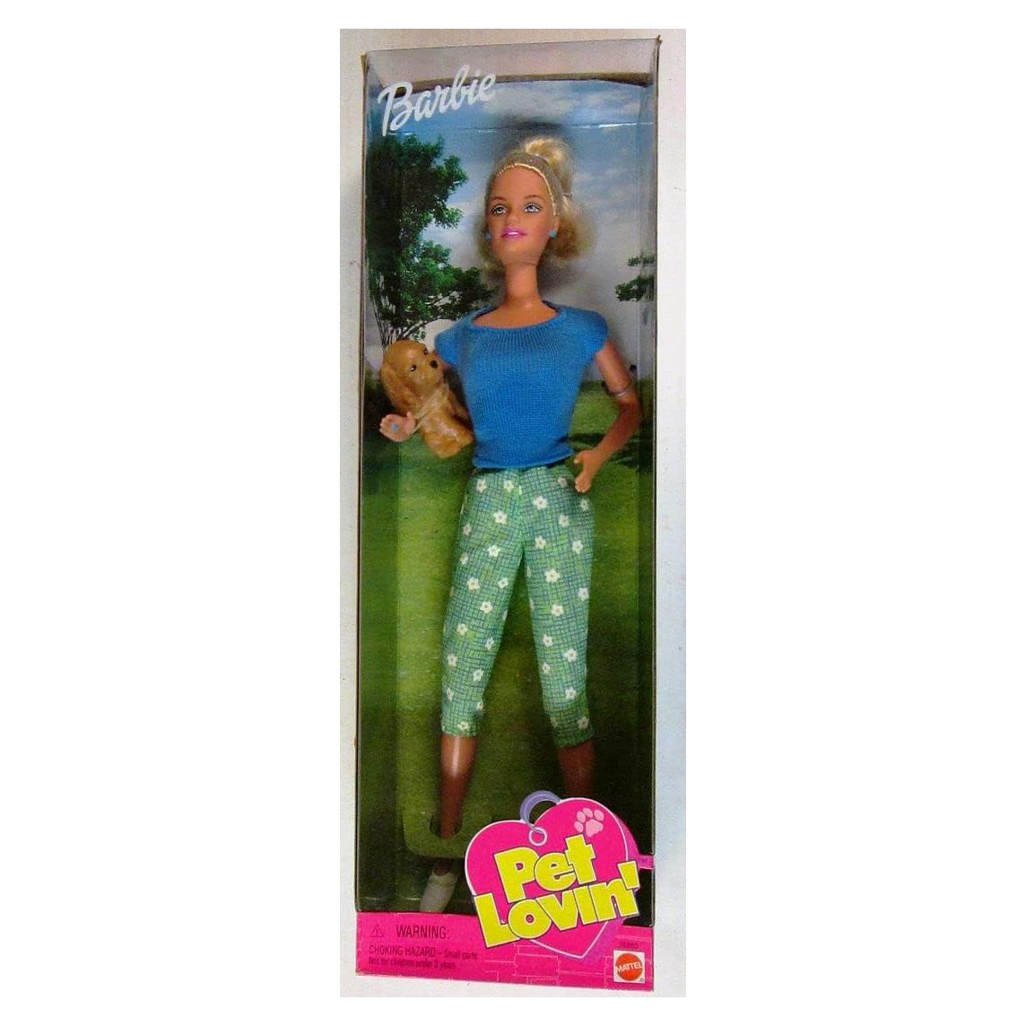 Muñeca Barbie Amante de las Mascotas con Perro