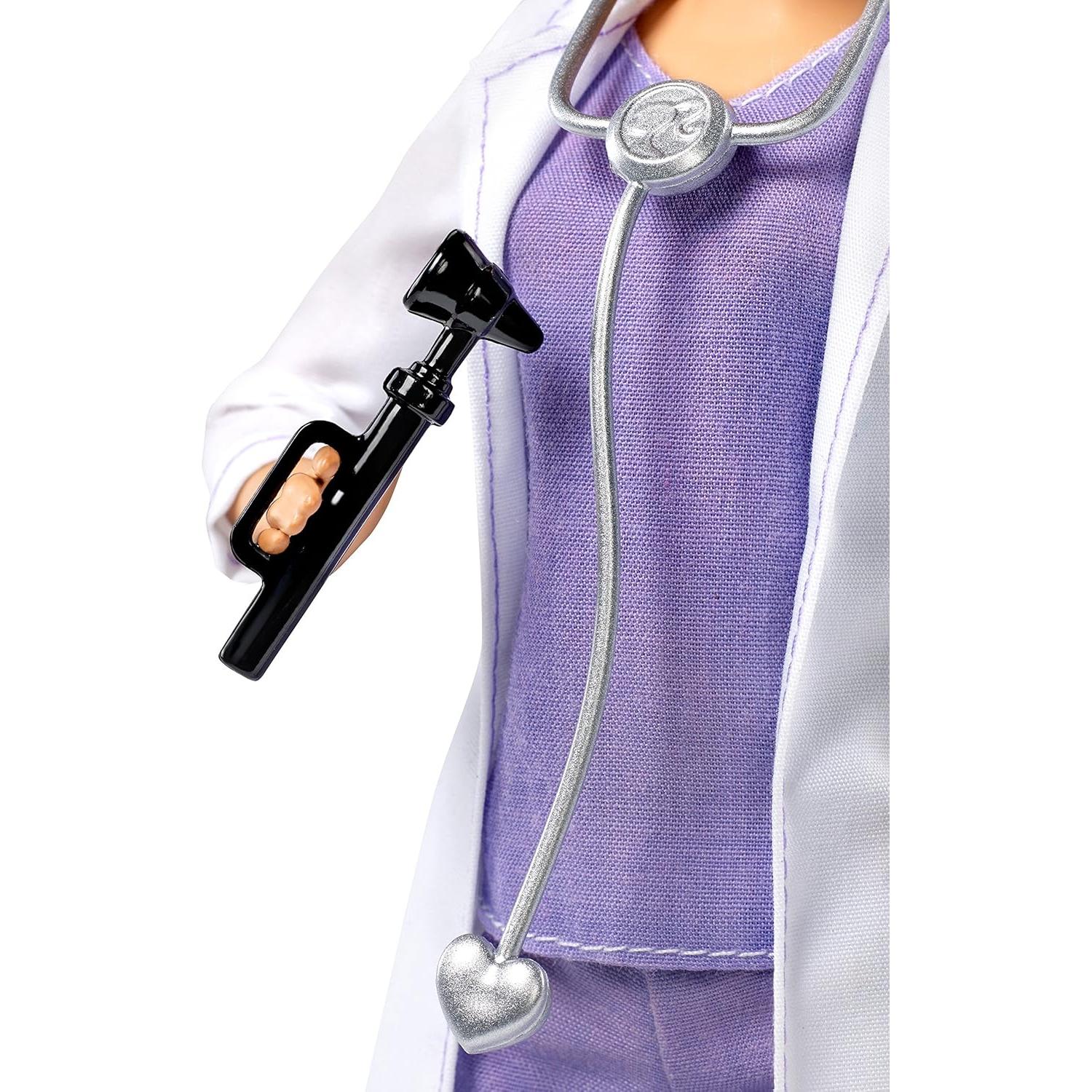 Muñeca Barbie Doctora con Bebé y Accesorios Médicos
