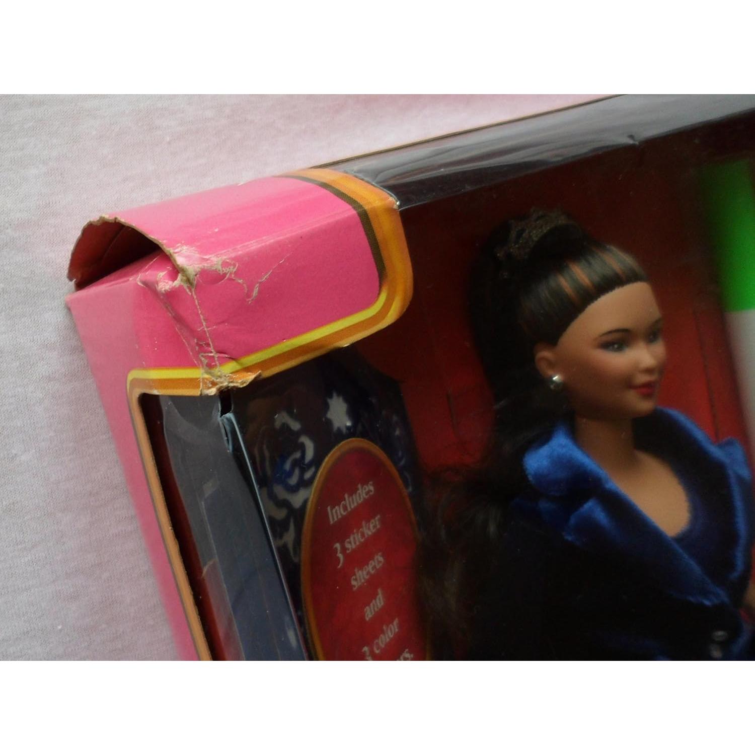 Muñeca Kira de Barbie 1998 - Vestido Azul y Pegatinas