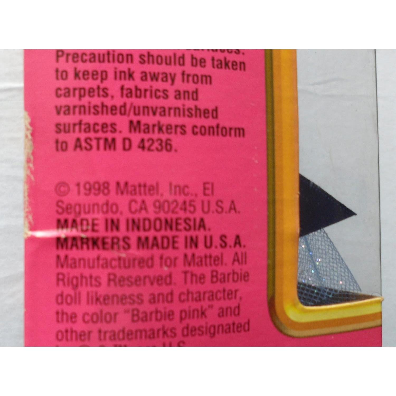 Muñeca Kira de Barbie 1998 - Vestido Azul y Pegatinas