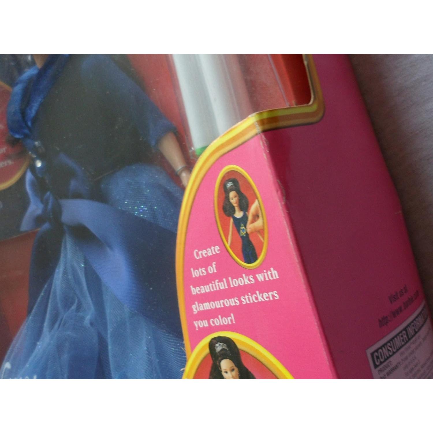 Muñeca Kira de Barbie 1998 - Vestido Azul y Pegatinas