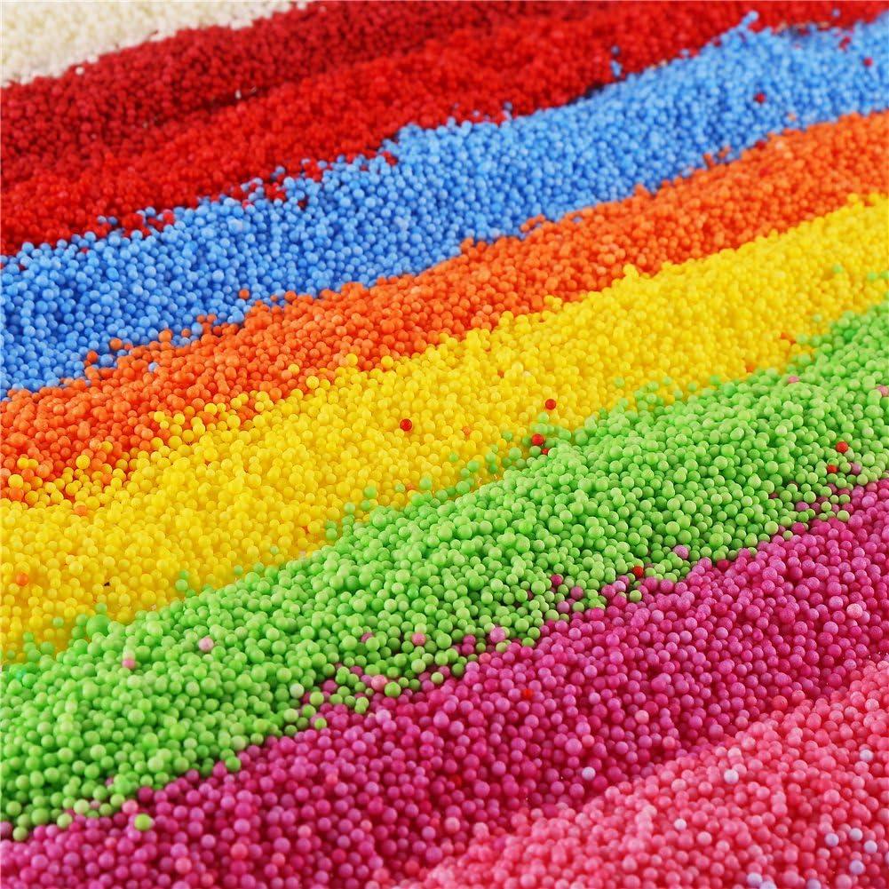 Mini Bolas de Espuma DECORA 240000 Piezas 2-3mm 12 Colores