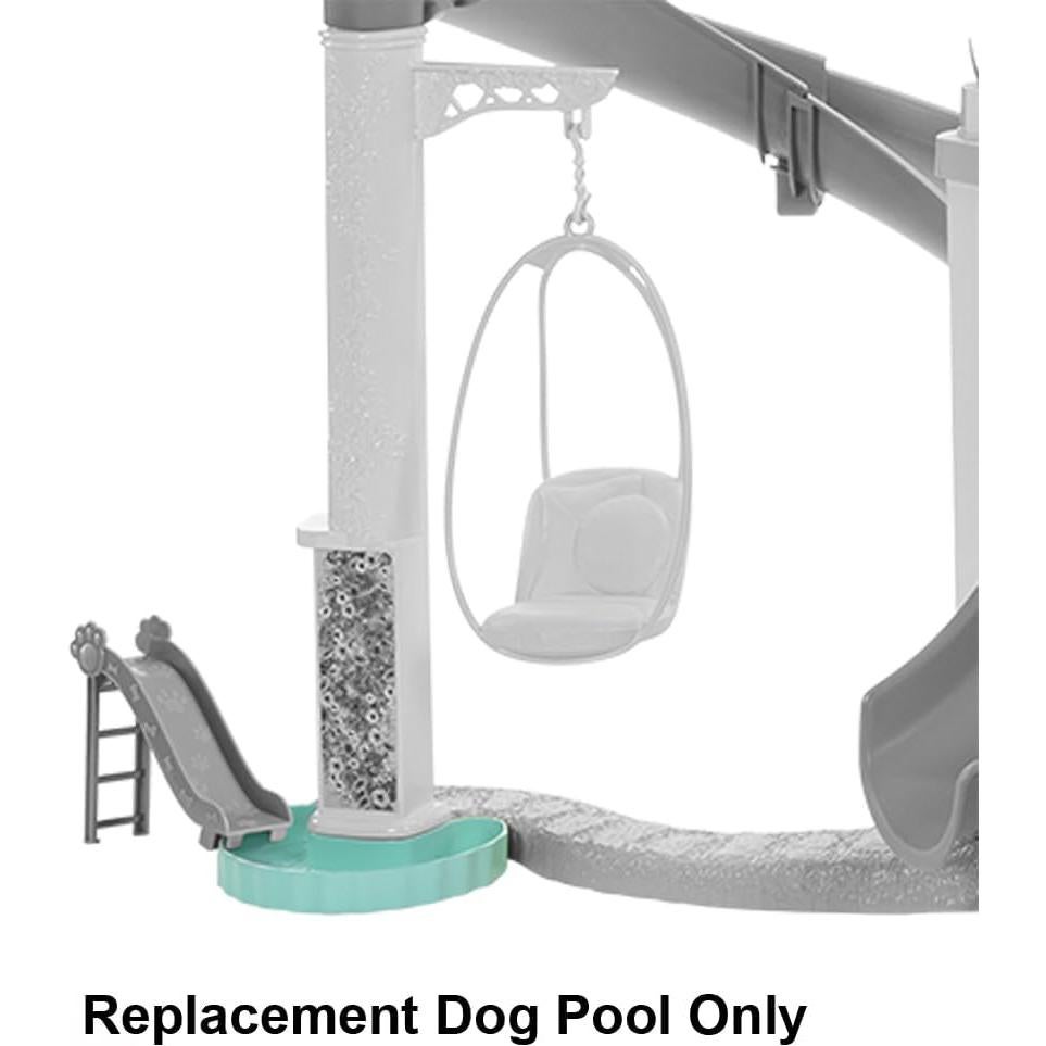 Piscina Azul de Perro de Repuesto para Barbie Dreamhouse HMX10