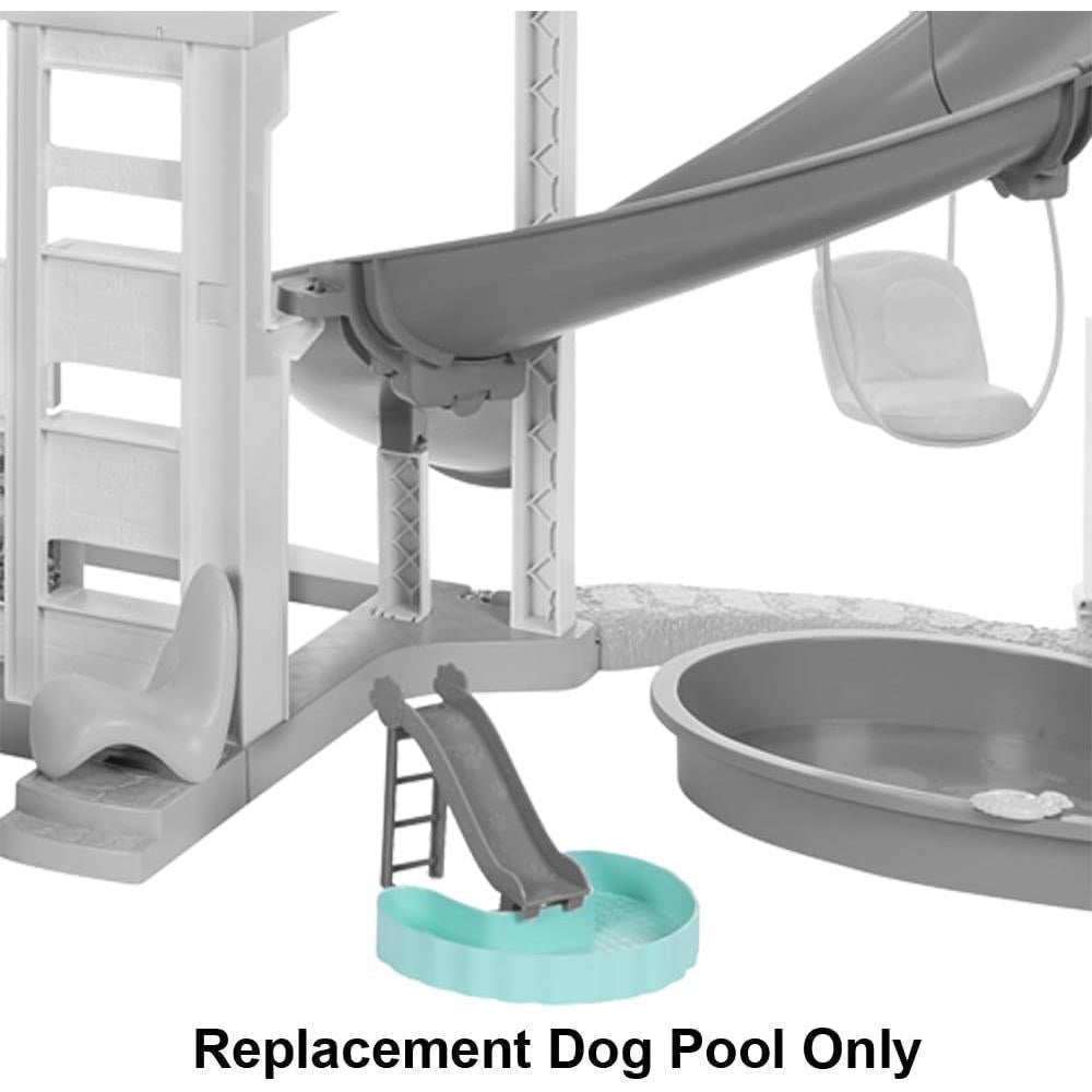Piscina Azul de Perro de Repuesto para Barbie Dreamhouse HMX10