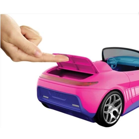 Coche Convertible RC Barbie Hot Wheels con 2 Muñecas