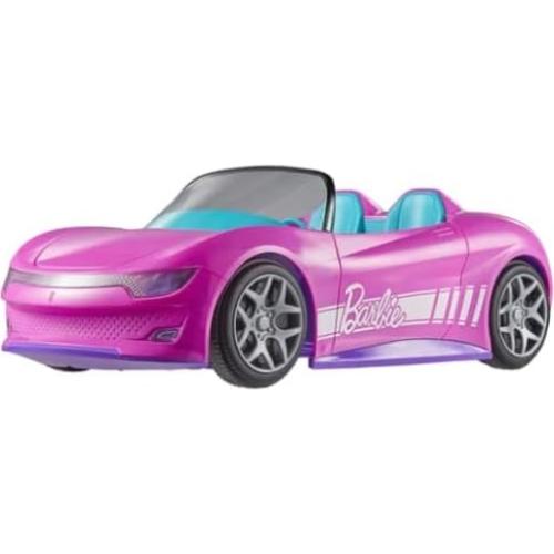 Coche Convertible RC Barbie Hot Wheels con 2 Muñecas
