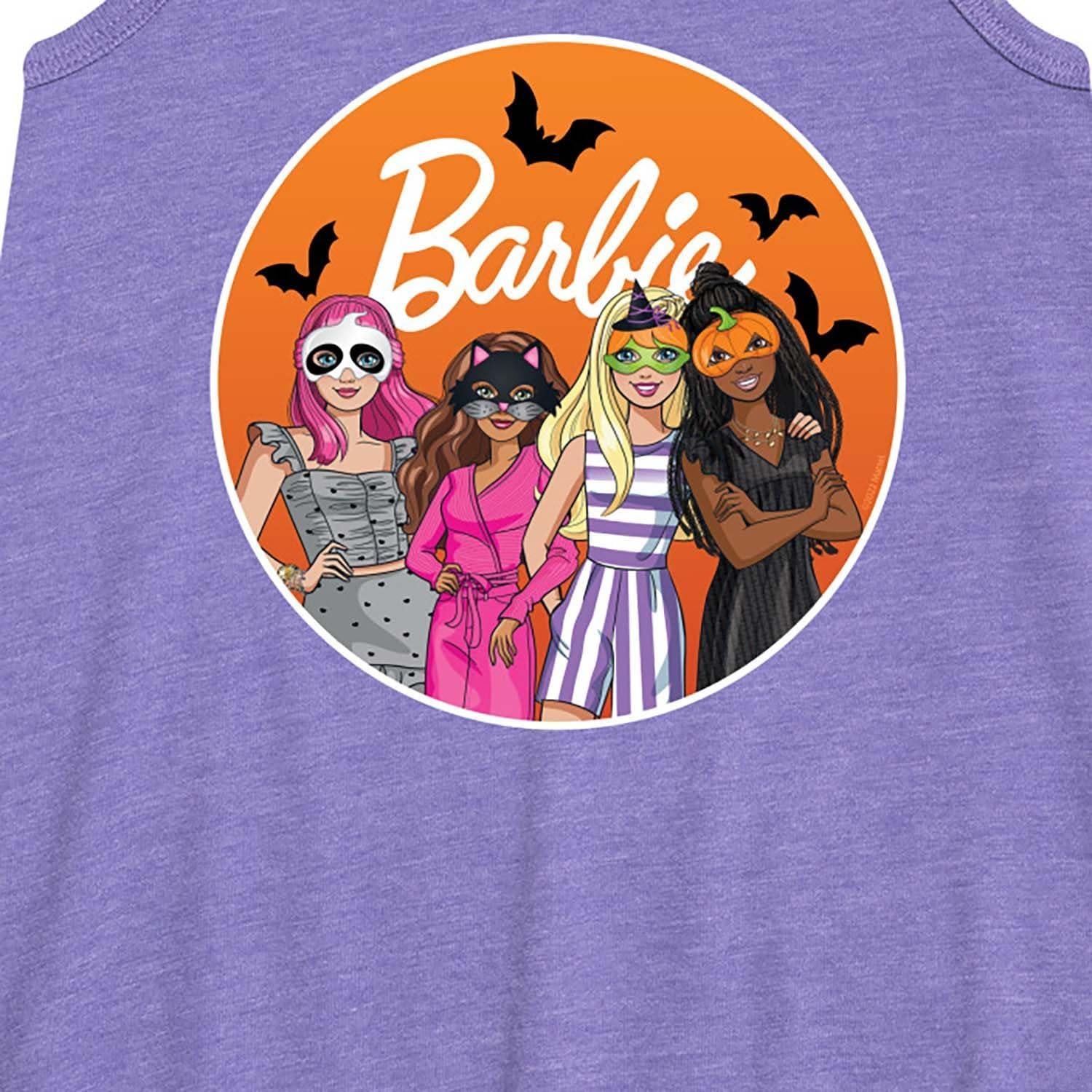 Vestido A-line para Niñas y Adolescentes Barbie Talla Grande Púrpura