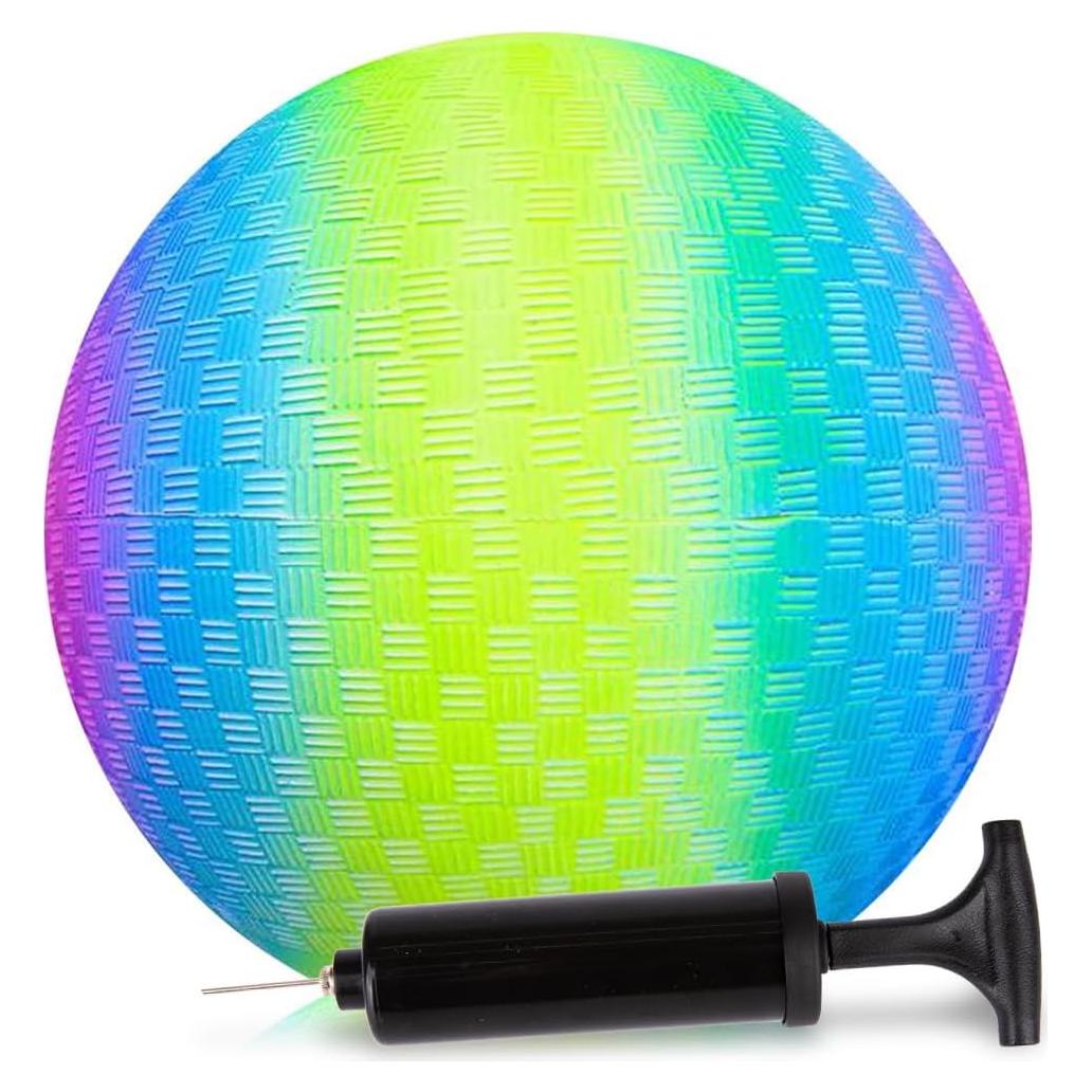 Bola de Juego Arcoíris ArtCreativity 22,86 cm con Bomba