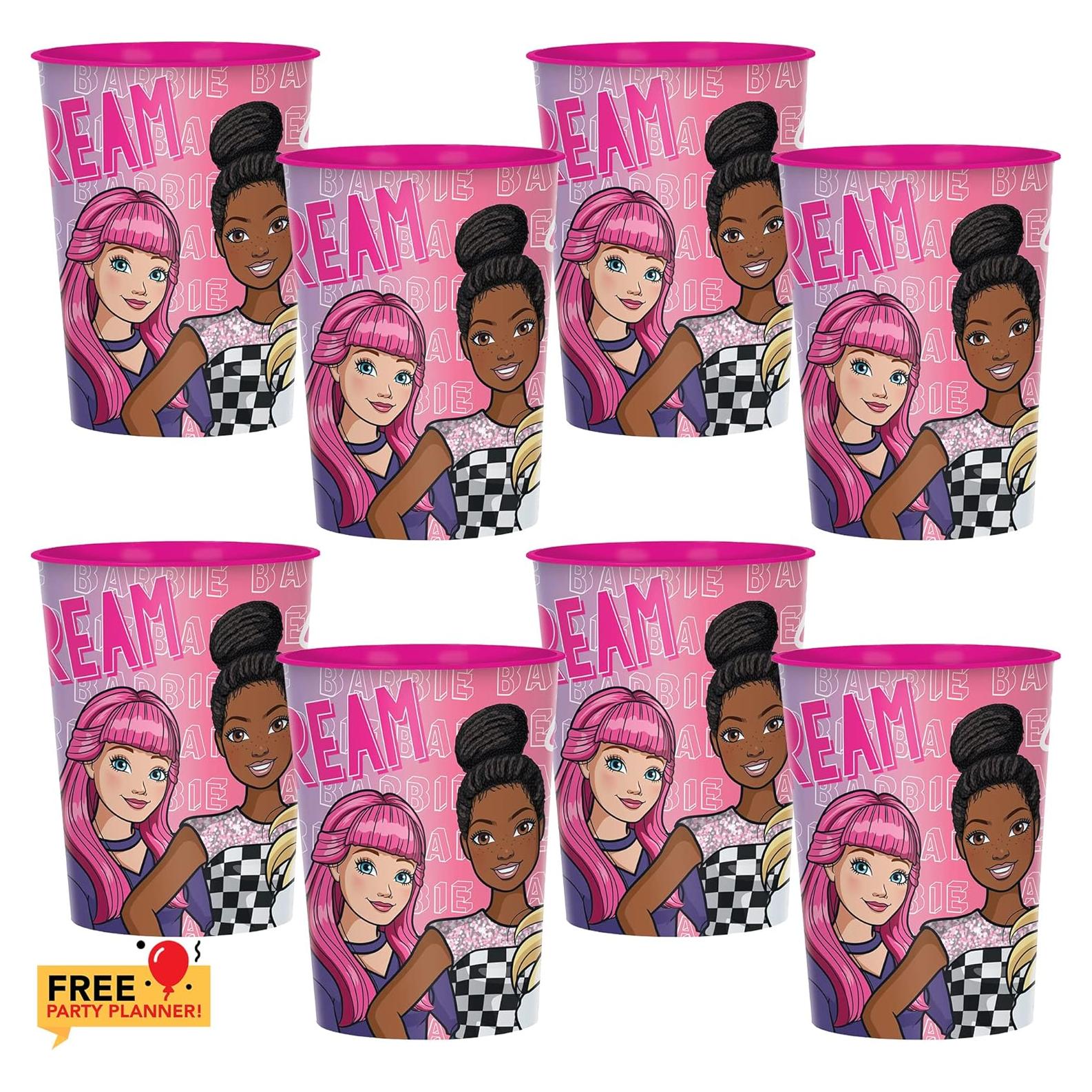 Tazas de Favor de Cumpleaños Barbie Amscan - 16 oz (0.47 L)