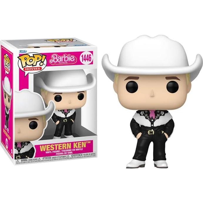Figura de Vinilo Pop! Funko Barbie Western Ken 9.53 cm