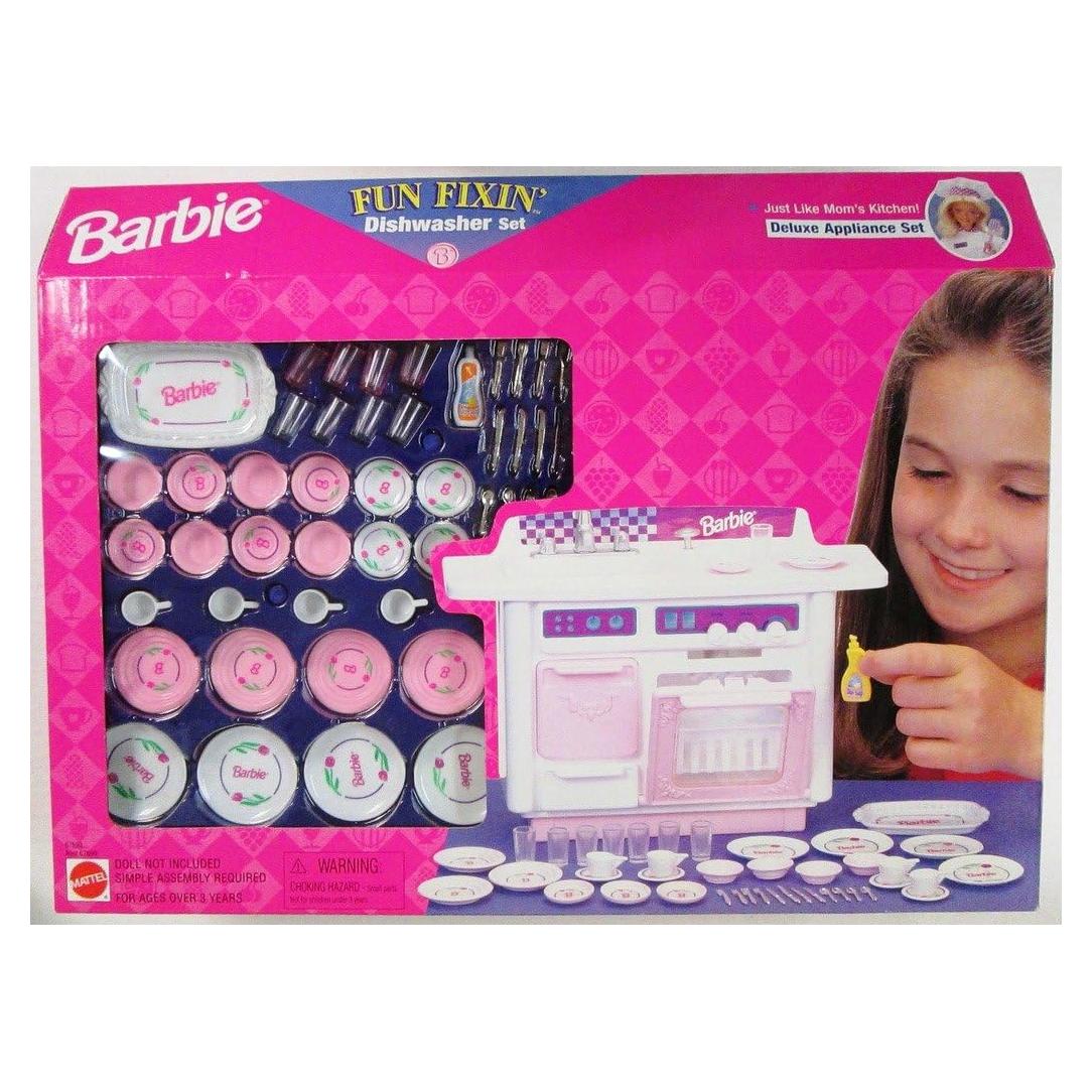 Juego de Lavaplatos Divertido Barbie Deluxe 1997 Mattel