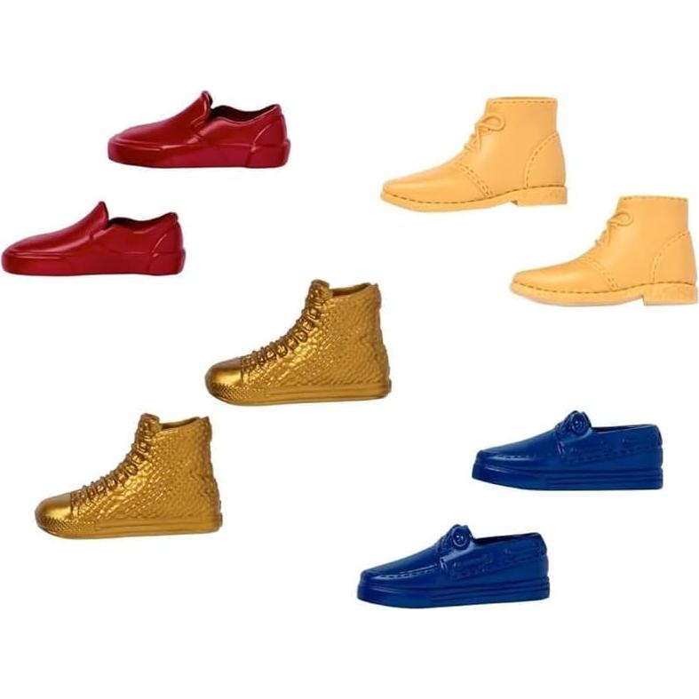 Paquete de Zapatos para Muñecas Barbie y Ken - 18 Piezas