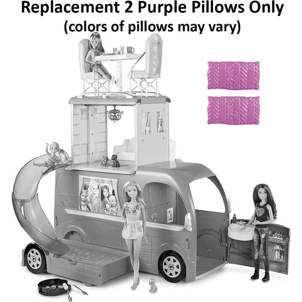 Juego de Repuesto de 2 Cojines Morados Barbie CJT42