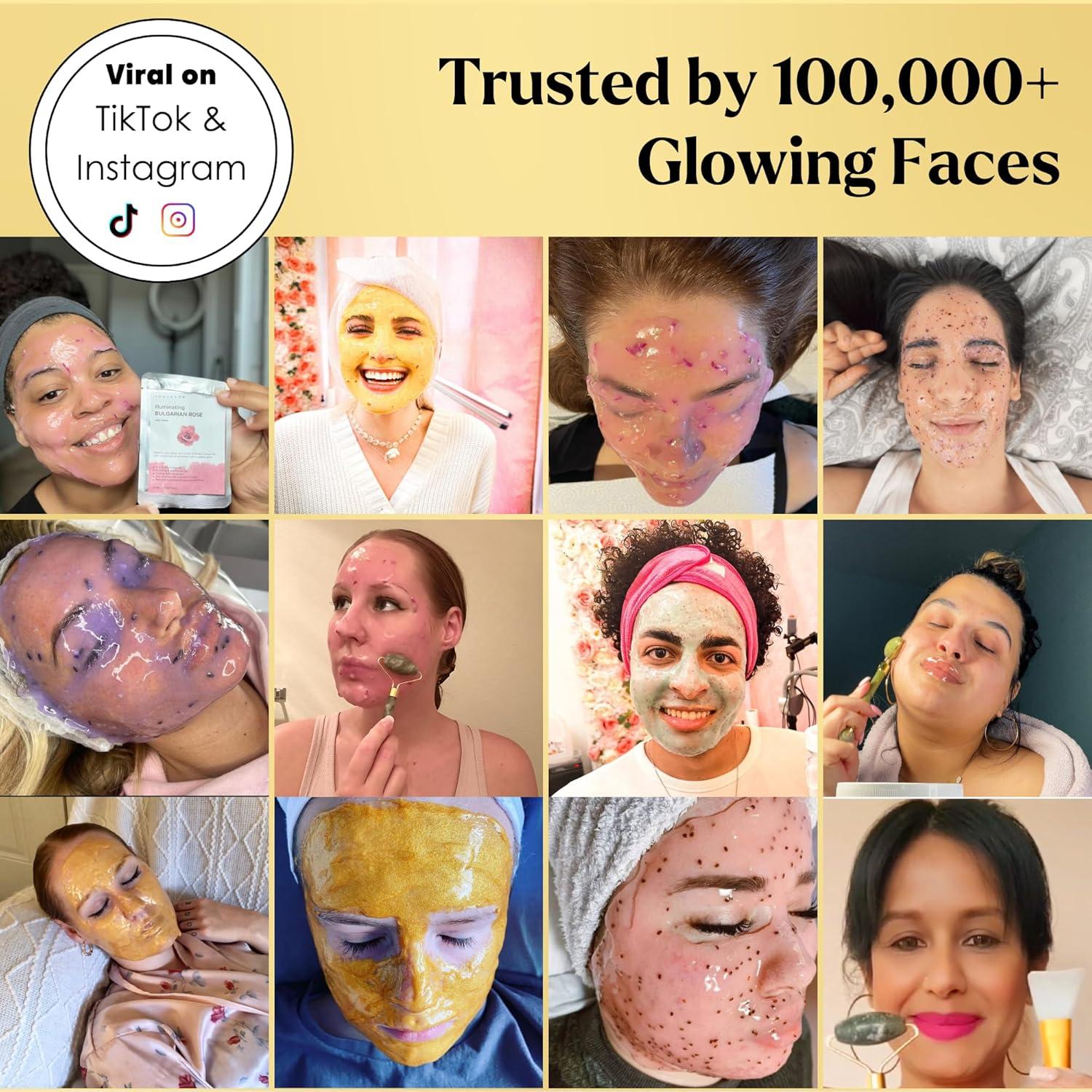 Mascarilla Facial Jelly VogueNow 24K Oro Hidratante 651g