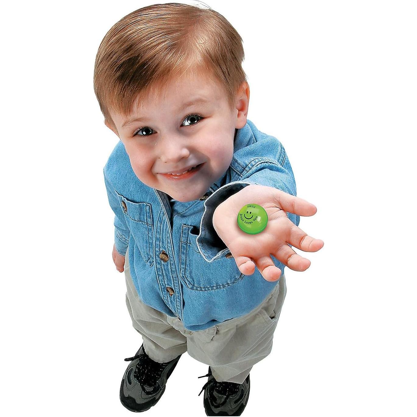 Mini Bolas Rebotadoras Religiosas Fun Express 48 Piezas