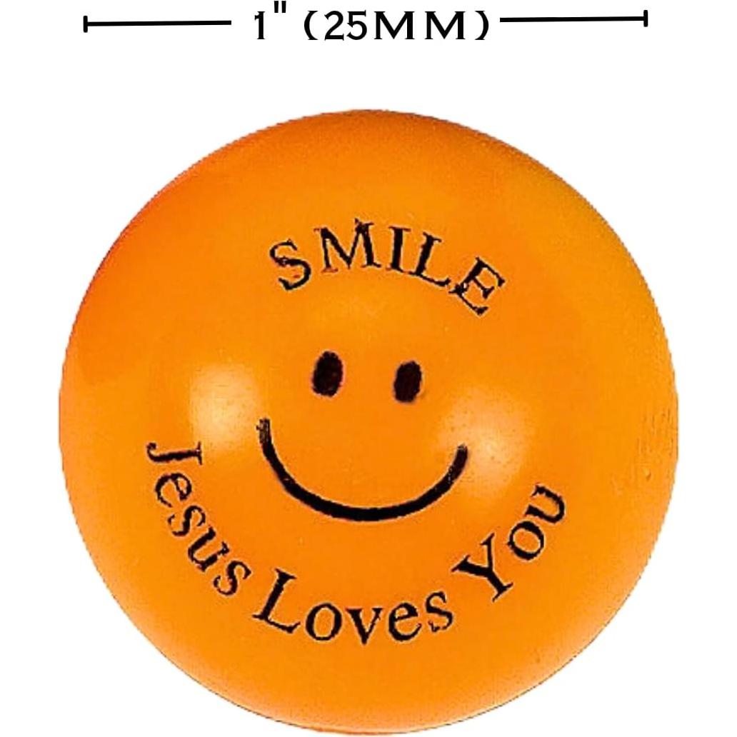 Mini Bolas Rebotadoras Religiosas Fun Express 48 Piezas