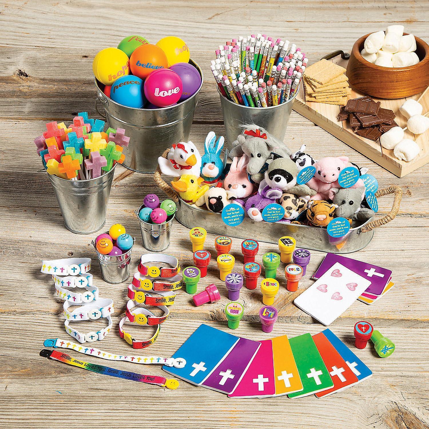 Mini Bolas Rebotadoras Religiosas Fun Express 48 Piezas