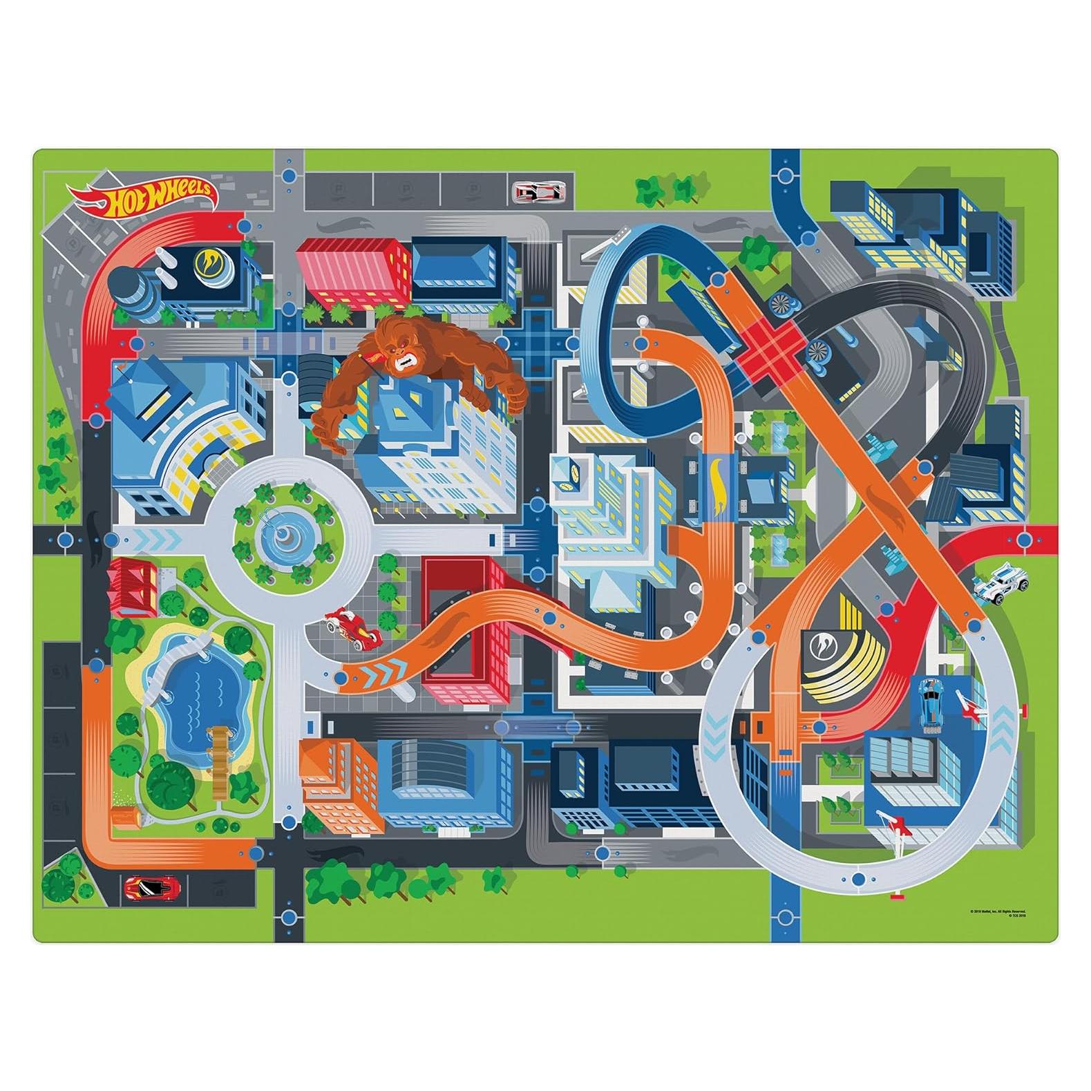 Tapete de Juego Jumbo Hot Wheels 50 Aniversario 119x155 cm