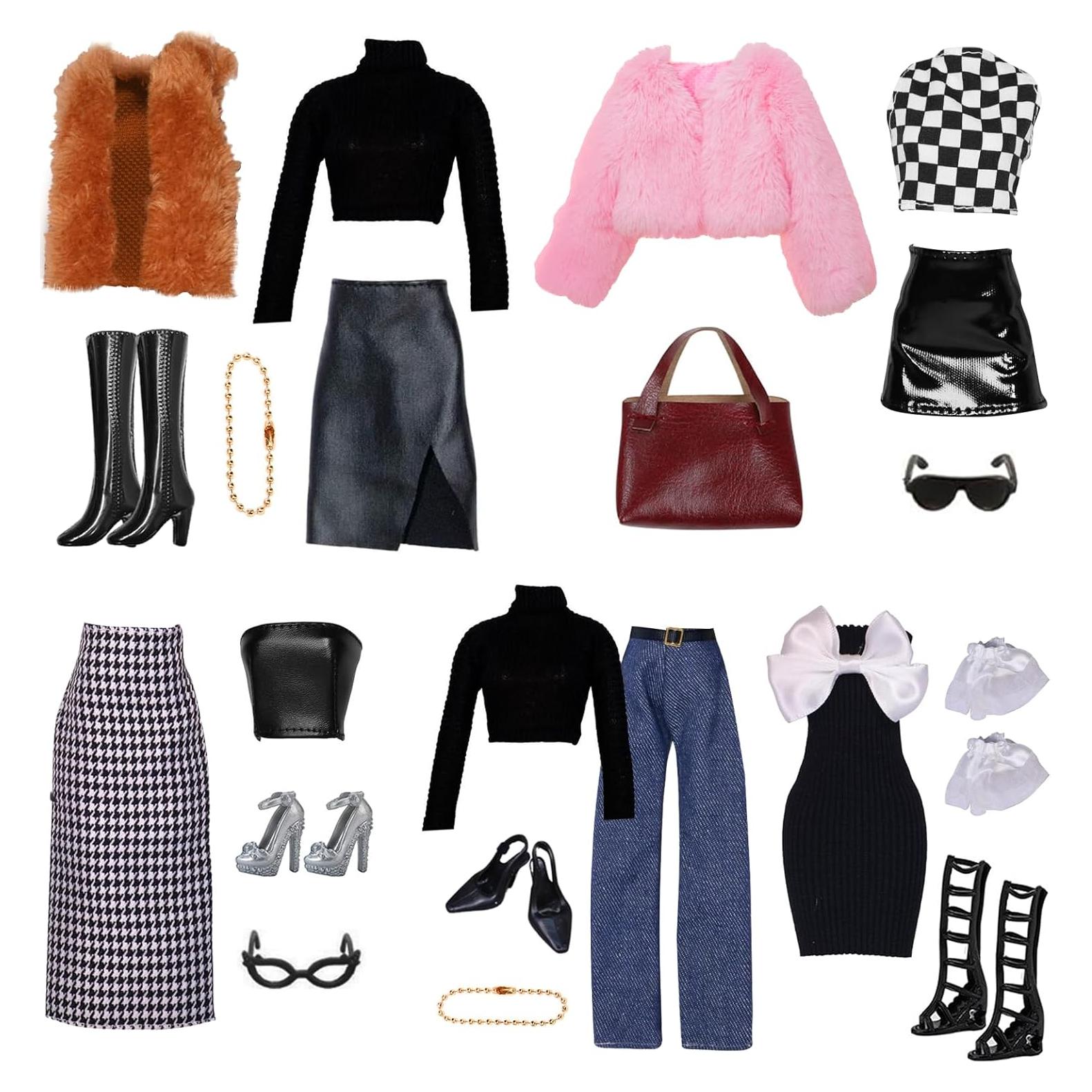 17 Piezas Ropa de Muñeca Carreuty 30 cm con Accesorios