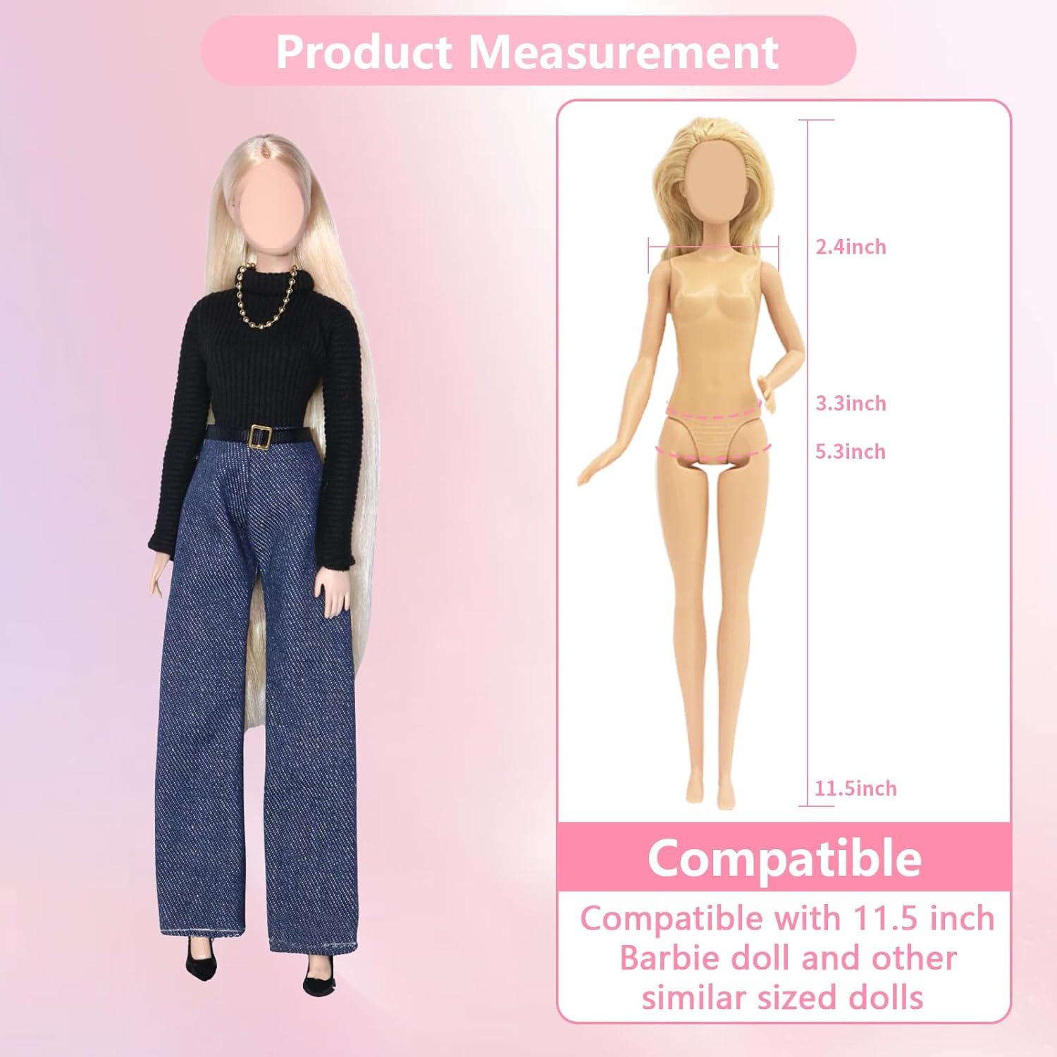 17 Piezas Ropa de Muñeca Carreuty 30 cm con Accesorios